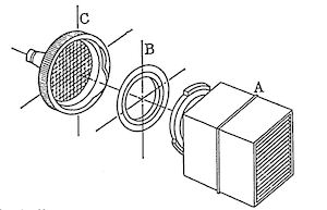 多段型分粒装置ロウボリュームエアーサンプラーの構造